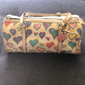 Dooney and Bourke vintage hearts purse
